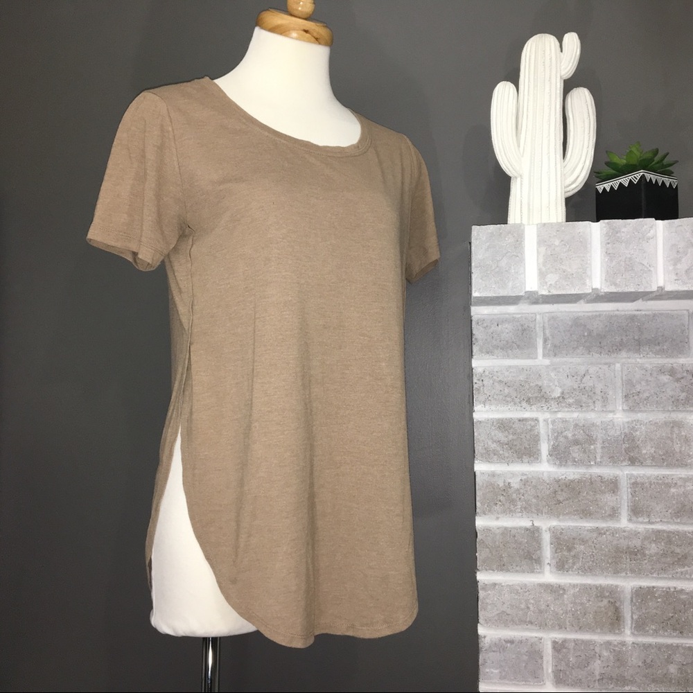 Soft brown tee